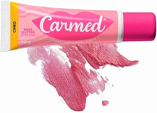 Kit 3 Unidades Hidratante Labial Carmed Bff Rosa Glitter 10g - Imagem 4