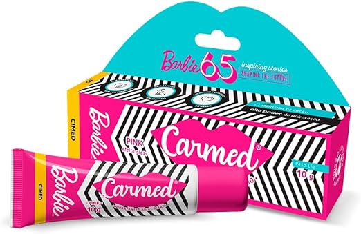 Carmed Barbie Pink Hidratante Labial com cor 10g
