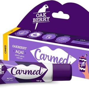 Carmed Oakberry Açaí Hidratante Labial com cor 10g